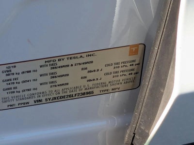 2020 Tesla Model X Long Range