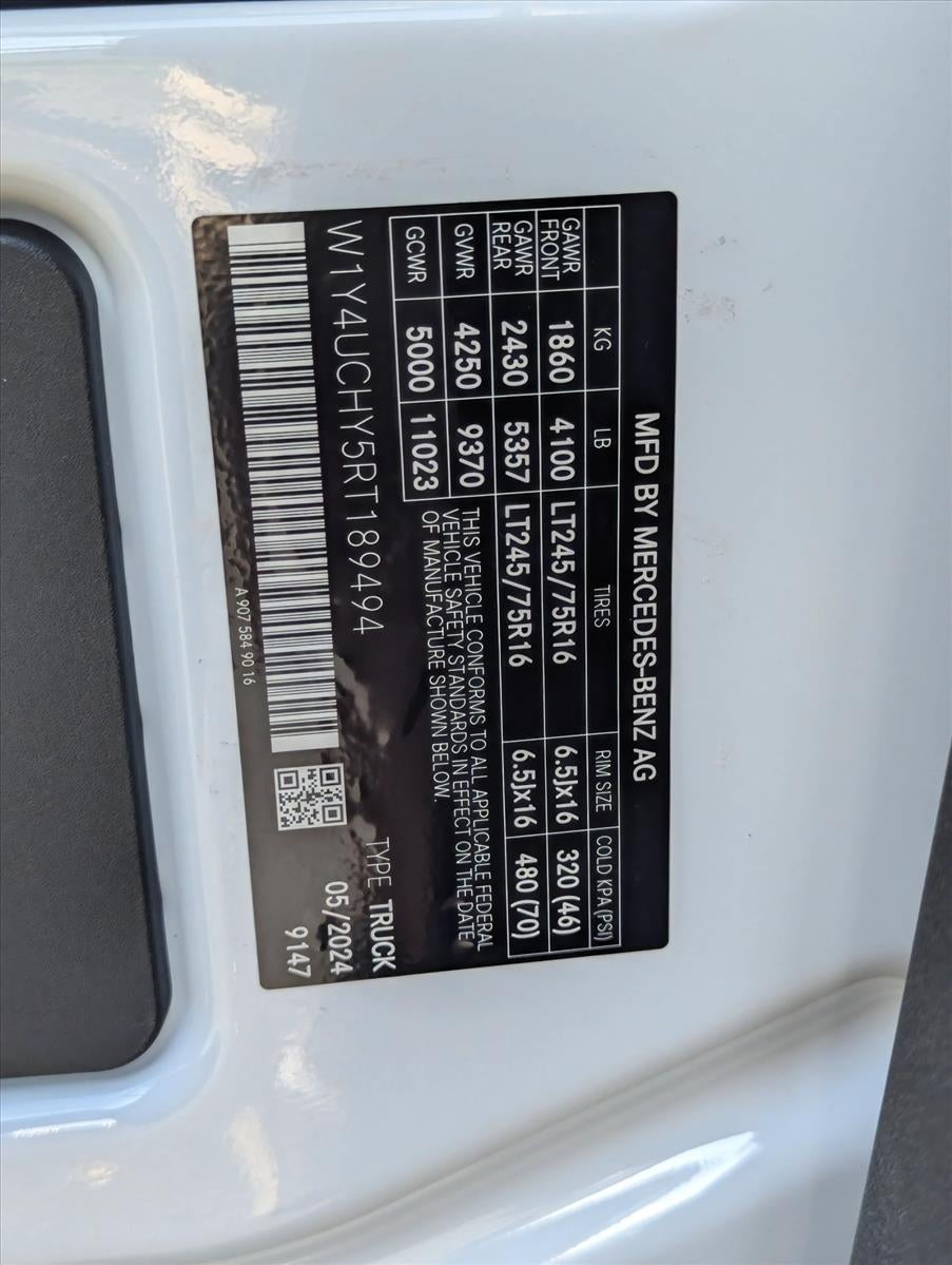 2024 Mercedes-Benz eSprinter Cargo Van Base