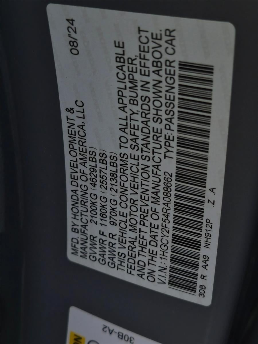 2024 Honda Accord Hybrid Sport Sedan