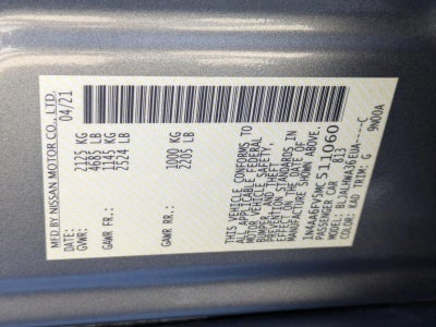 2021 Nissan Maxima Platinum 3.5L