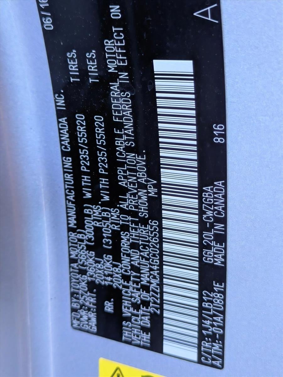 2016 Lexus RX 350 FWD 4dr