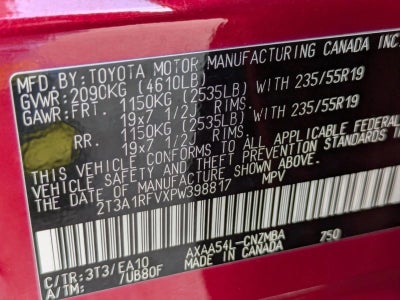 2023 Toyota RAV4 XLE Premium AWD (Natl)