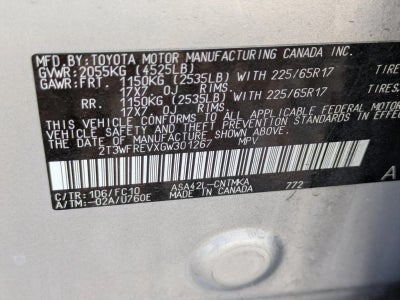 2016 Toyota RAV4 FWD 4dr XLE (GS)
