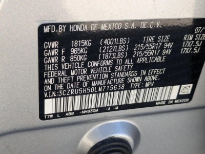 2020 Honda HR-V EX 2WD CVT