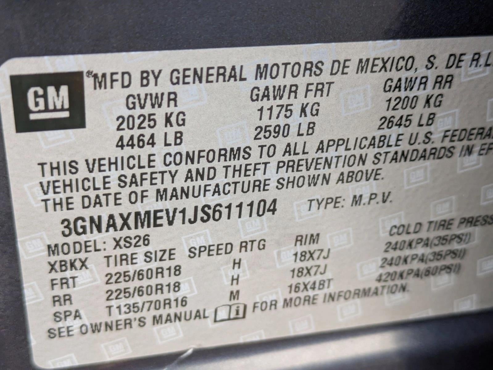 2018 Chevrolet Equinox FWD Premier