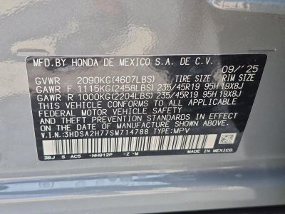 2025 Acura ADX AWD w/A-Spec Advance Package