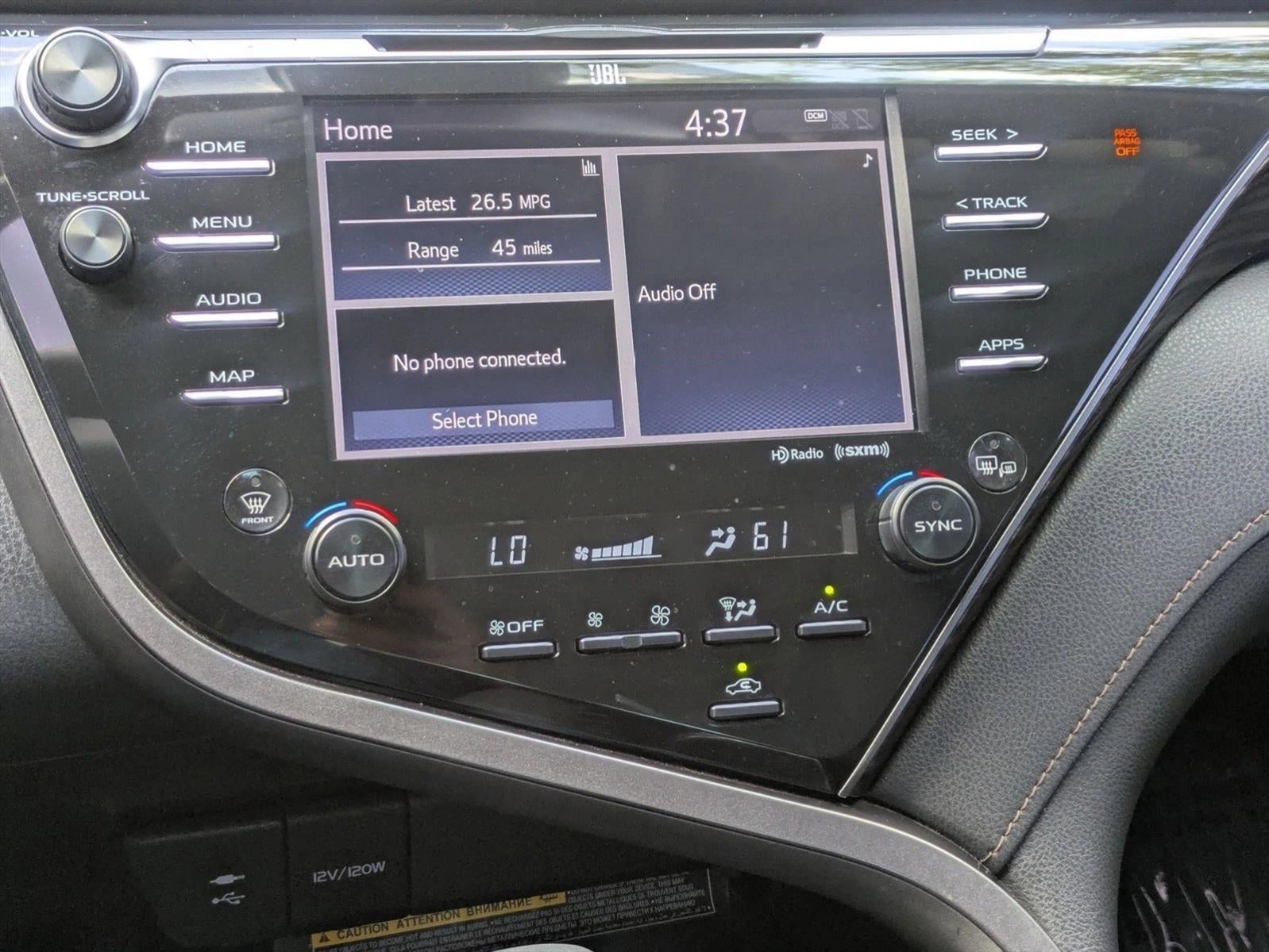 2019 Toyota Camry XLE V6 Auto (Natl)