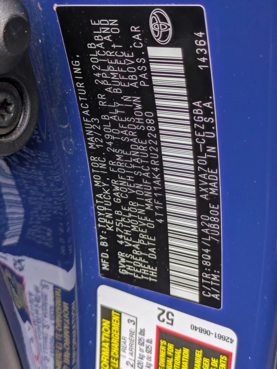 2024 Toyota Camry XLE Auto (SE)