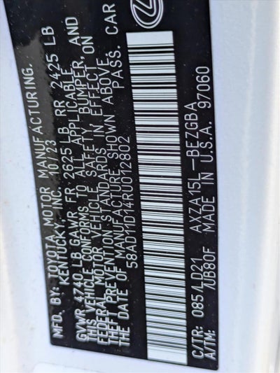 2024 Lexus ES 250 AWD