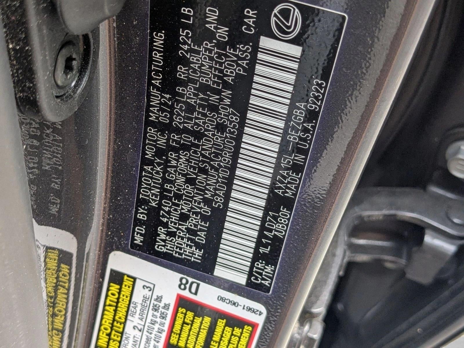 2024 Lexus ES 250 AWD