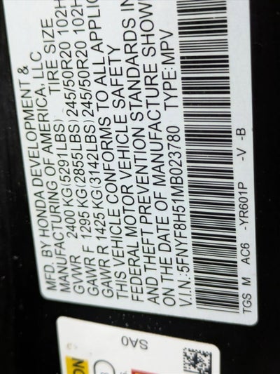 2021 Honda Passport EX-L AWD