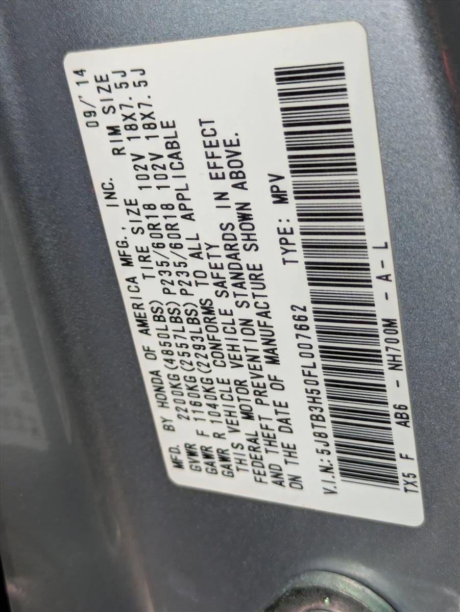 2015 Acura RDX FWD with Technology Package
