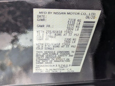 2020 Nissan Murano FWD S
