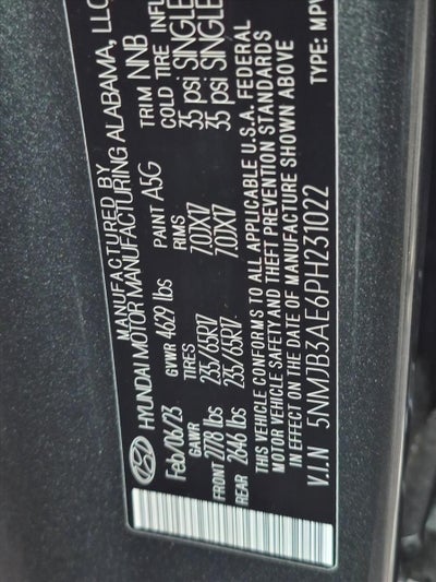 2023 Hyundai TUCSON SEL FWD
