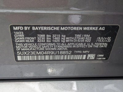 2024 BMW X7 xDrive40i Sports Activity Vehicle