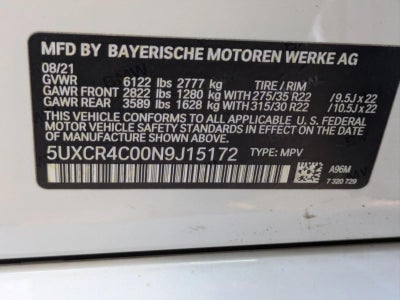 2022 BMW X5 sDrive40i Sports Activity Vehicle