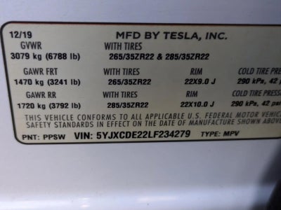 2020 Tesla Model X Long Range Plus AWD