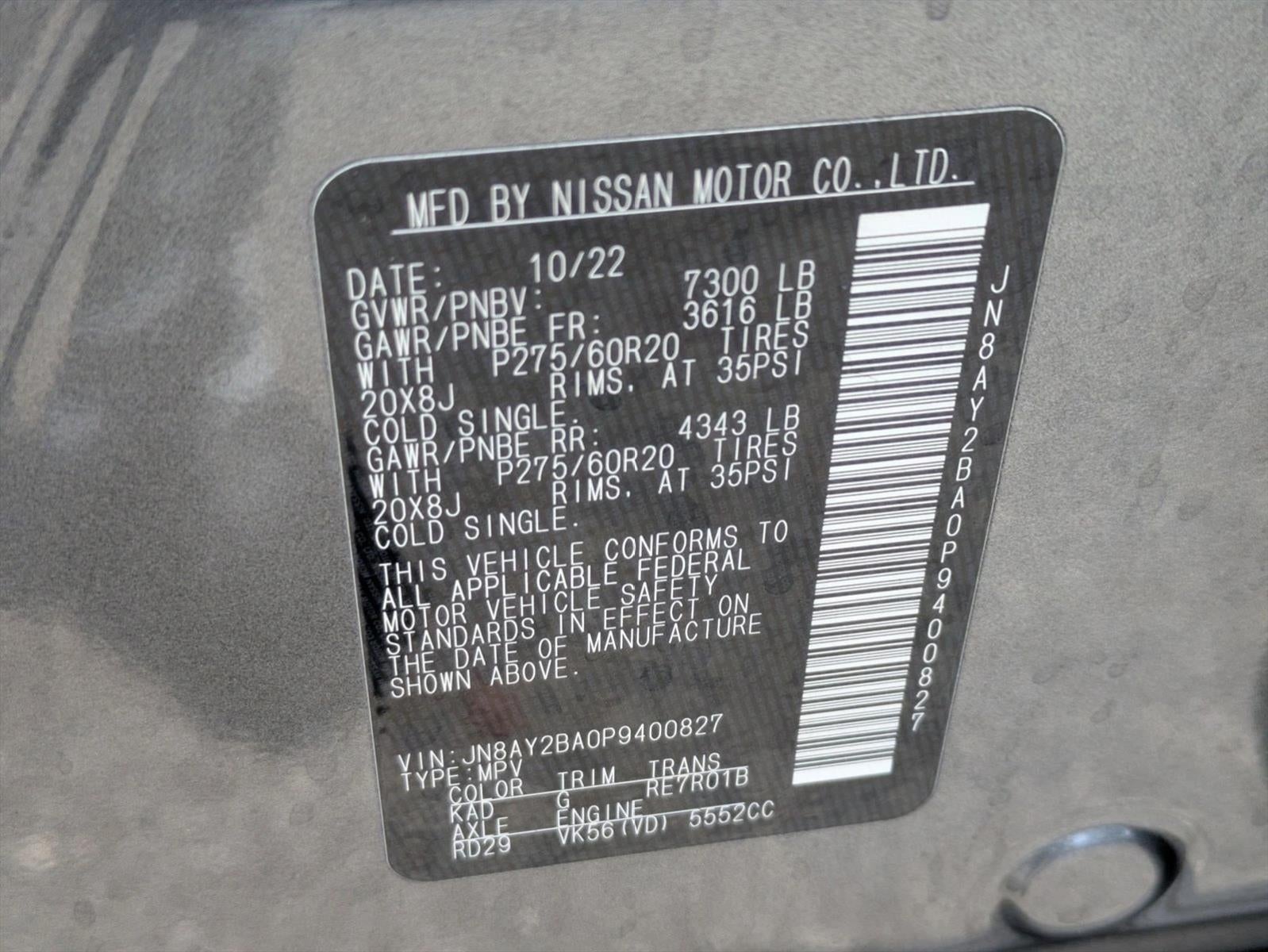 2023 Nissan Armada 4x2 SL