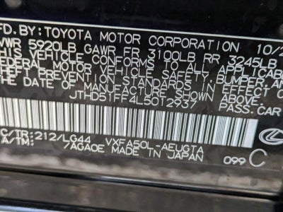 2020 Lexus LS 500 RWD