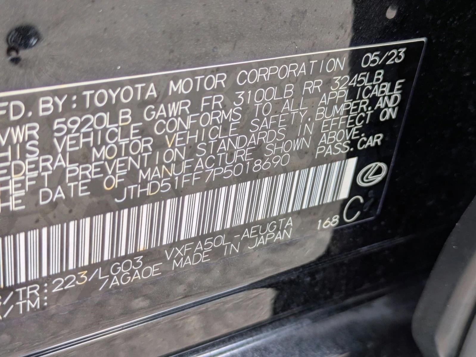 2023 Lexus LS 500 RWD