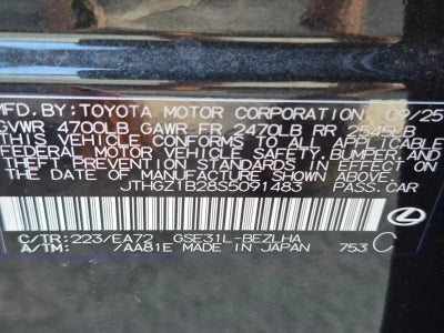 2025 Lexus IS 350 F SPORT RWD