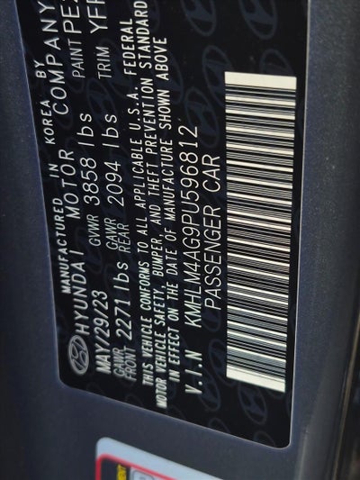 2023 Hyundai ELANTRA SEL IVT