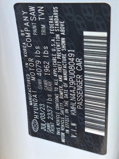 2023 Hyundai ELANTRA Hybrid Limited DCT