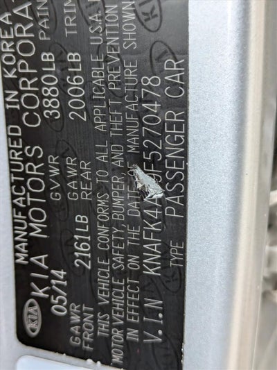 2015 Kia Forte 4dr Sdn Auto LX