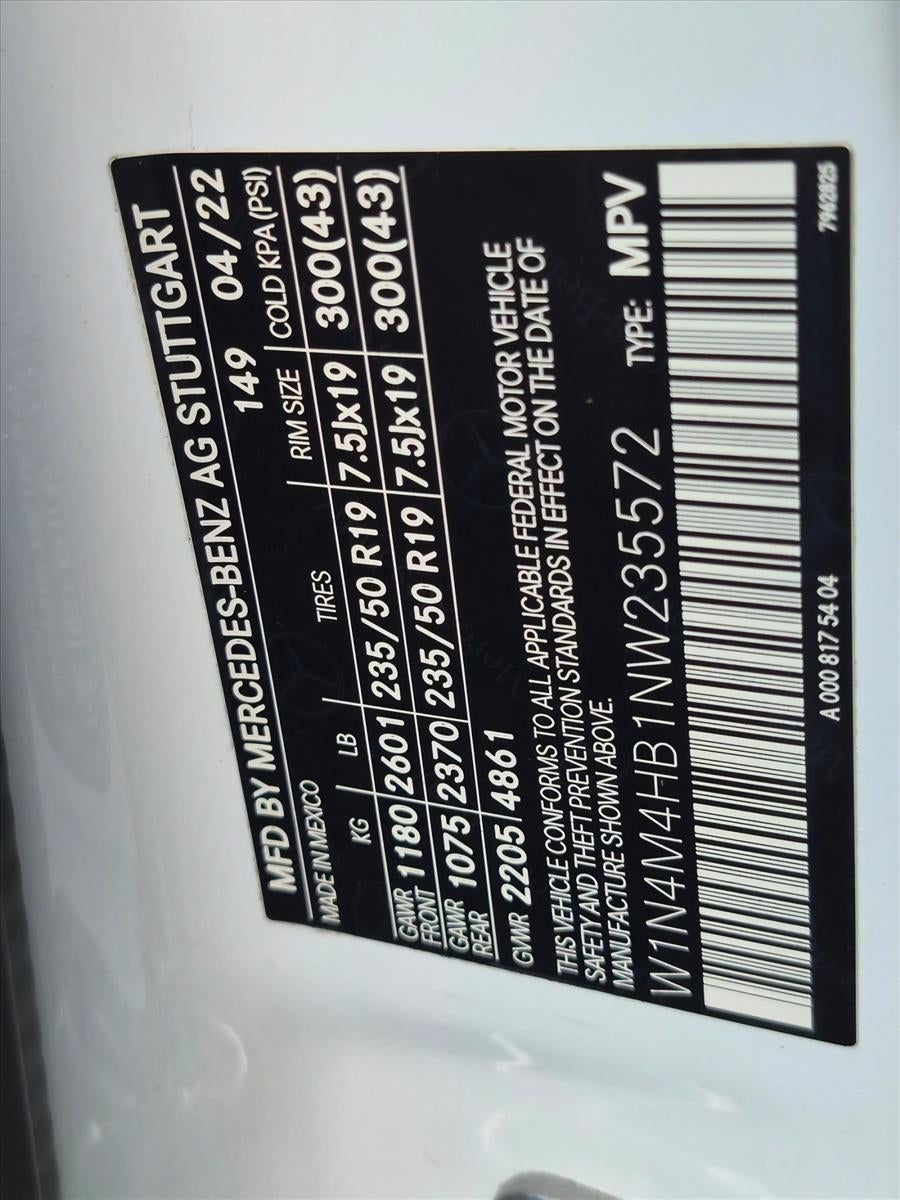 2022 Mercedes-Benz GLB GLB 250 4MATIC® SUV