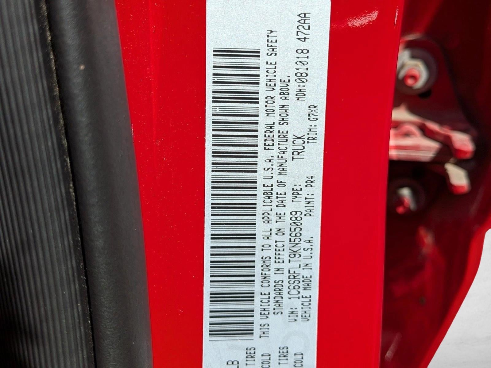 2019 RAM 1500 Rebel 4x4 Crew Cab 5'7" Box