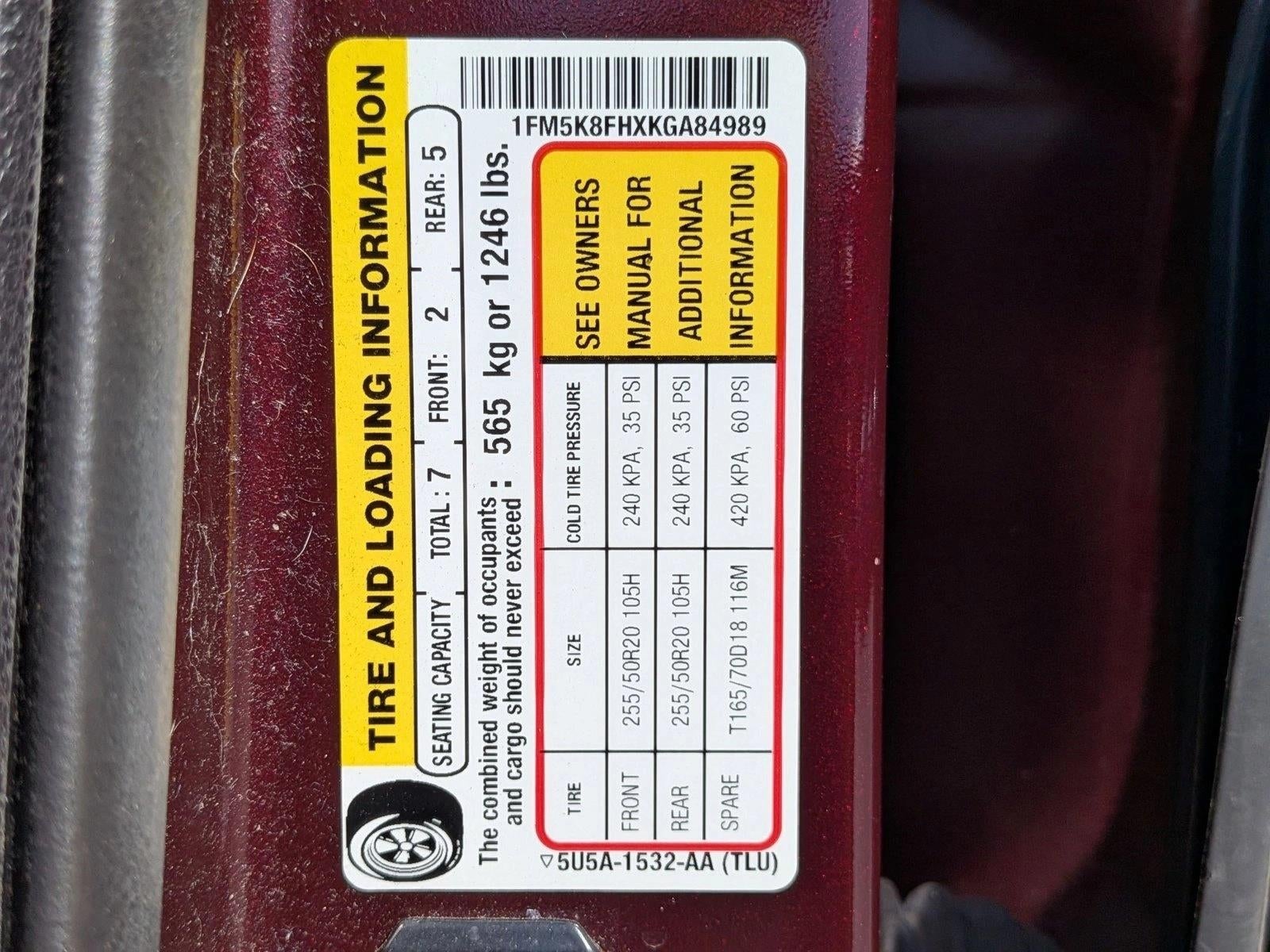 2019 Ford Explorer Limited 4WD