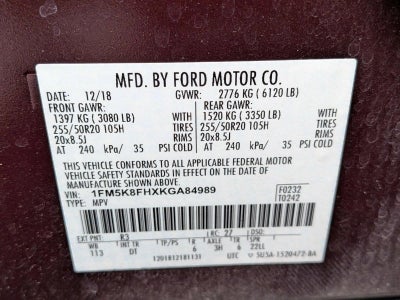 2019 Ford Explorer Limited 4WD