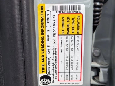 2021 Ford Ranger XL 4WD SuperCrew 5' Box