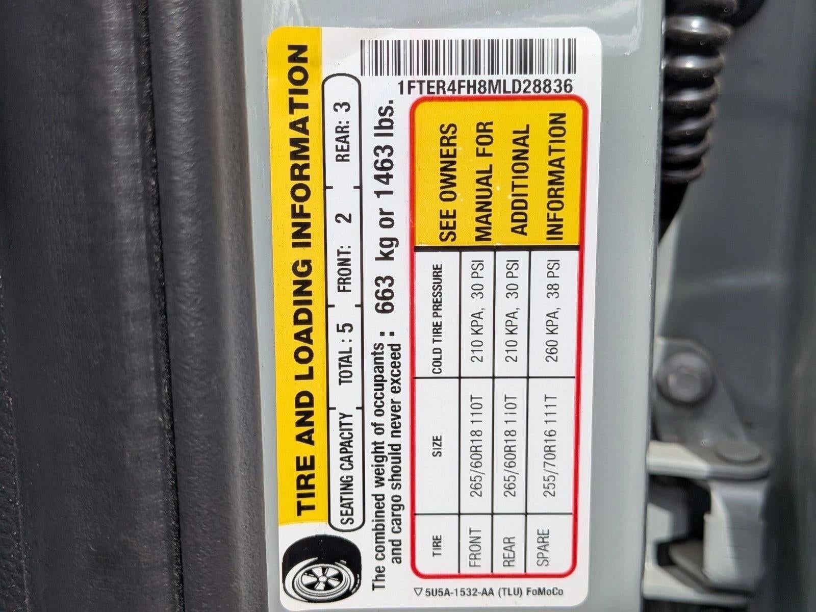 2021 Ford Ranger XL 4WD SuperCrew 5' Box