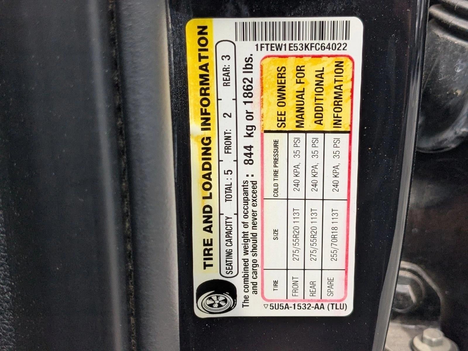 2019 Ford F-150 XLT 4WD SuperCrew 5.5' Box