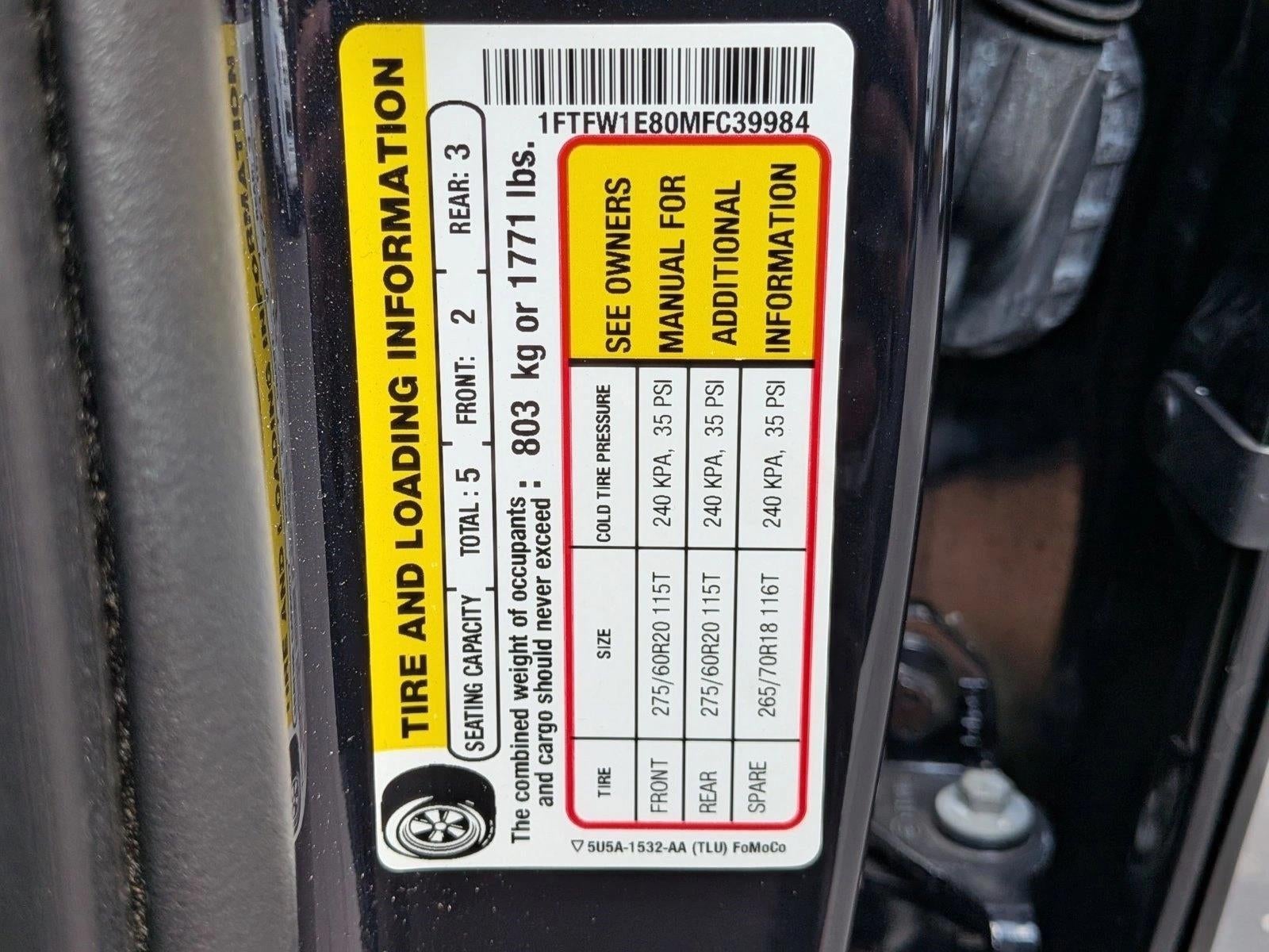 2021 Ford F-150 XLT 4WD SuperCrew 5.5' Box