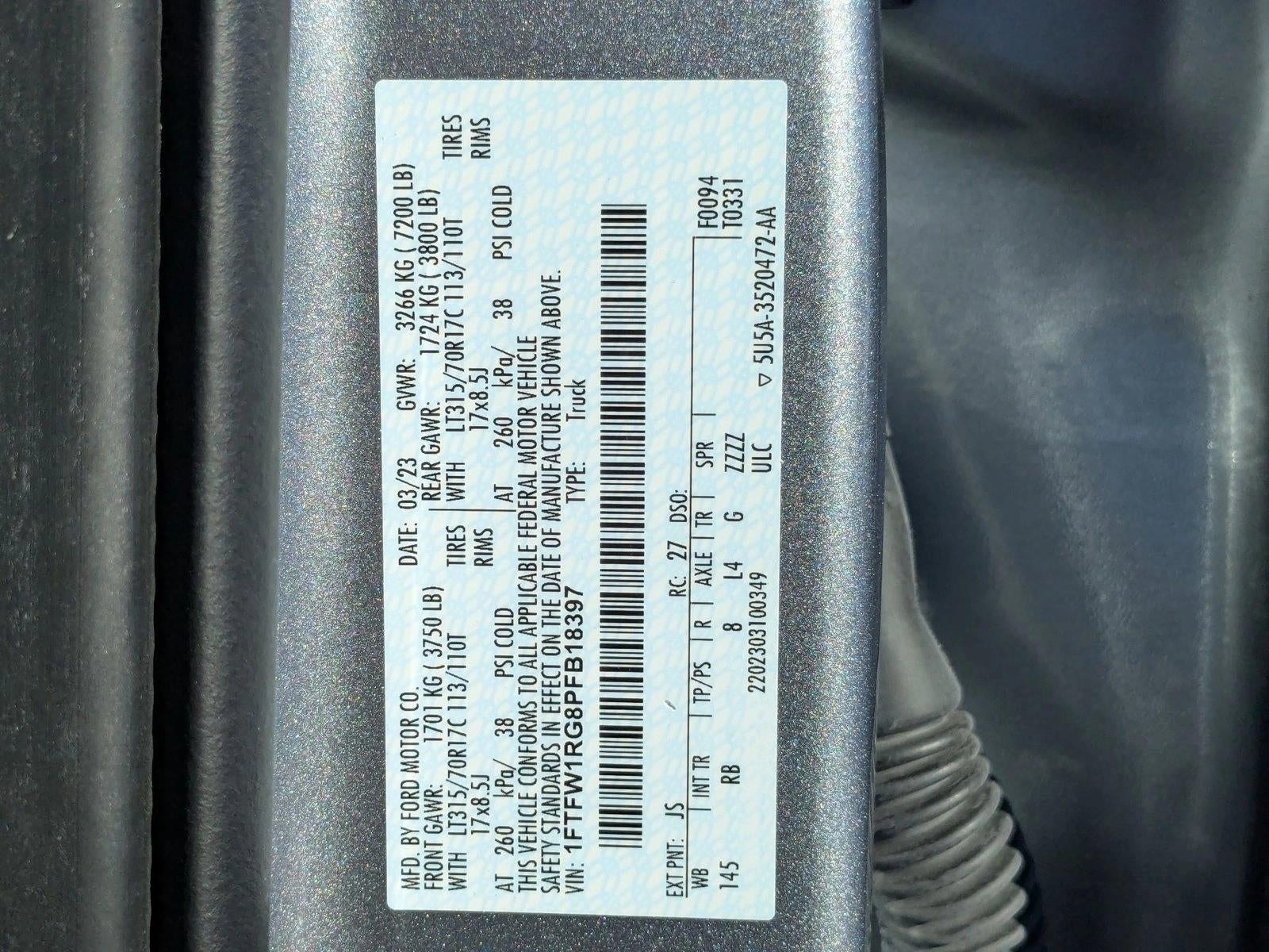 2023 Ford F-150 Raptor 4WD SuperCrew 5.5' Box