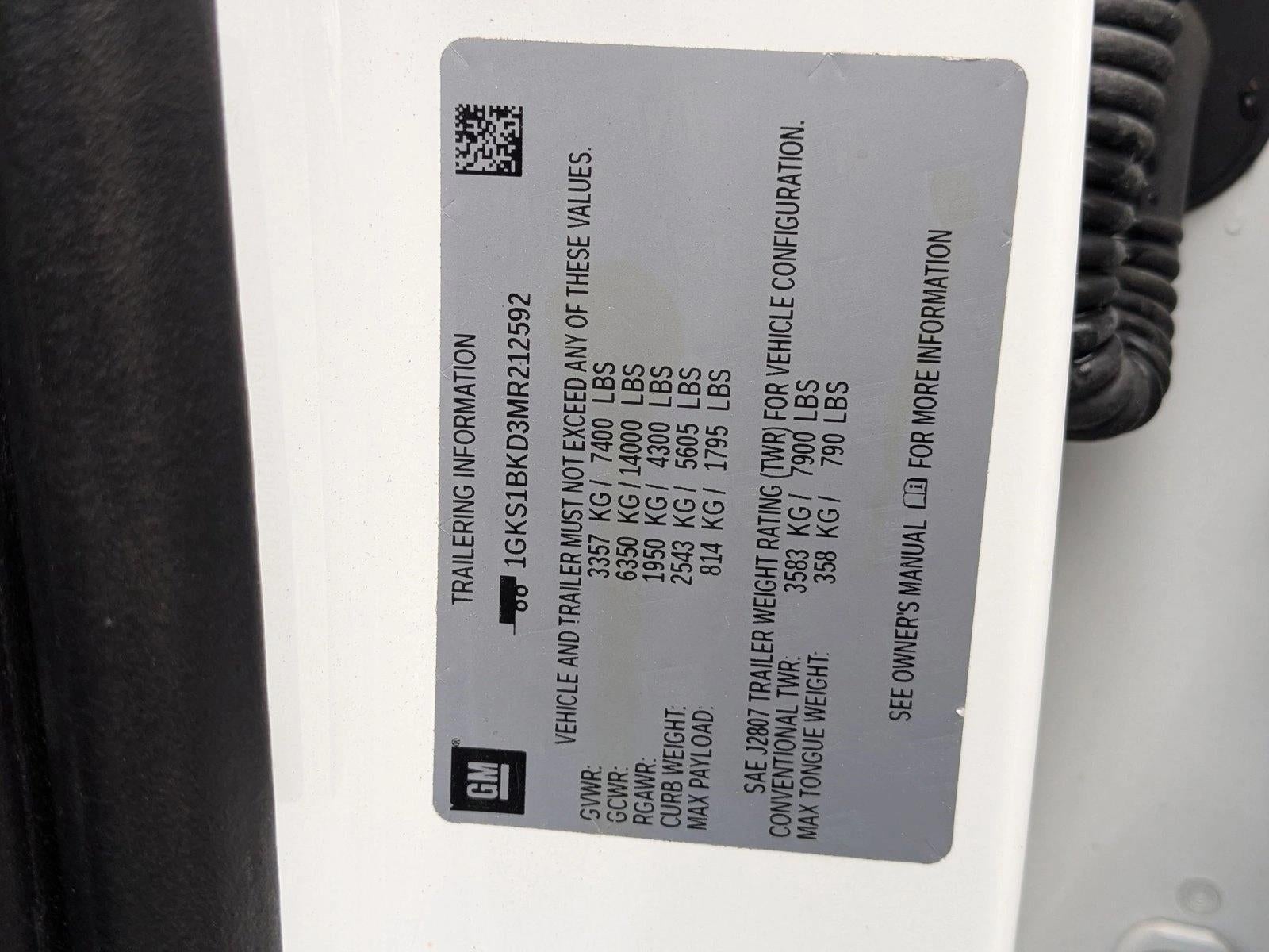 2021 GMC Yukon 2WD 4dr SLT