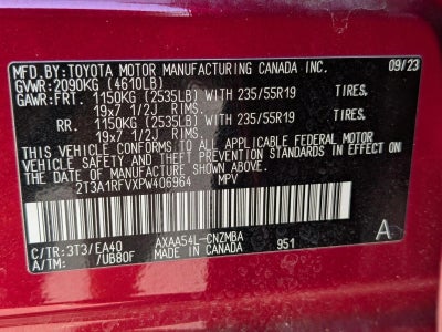 2023 Toyota RAV4 XLE Premium AWD (Natl)