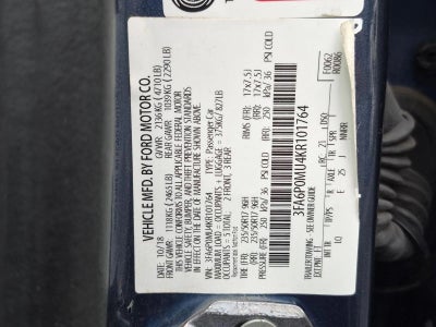 2019 Ford Fusion Hybrid SEL FWD