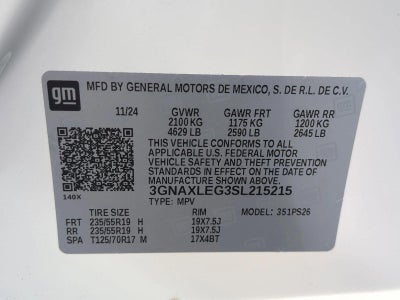 2025 Chevrolet Equinox FWD RS