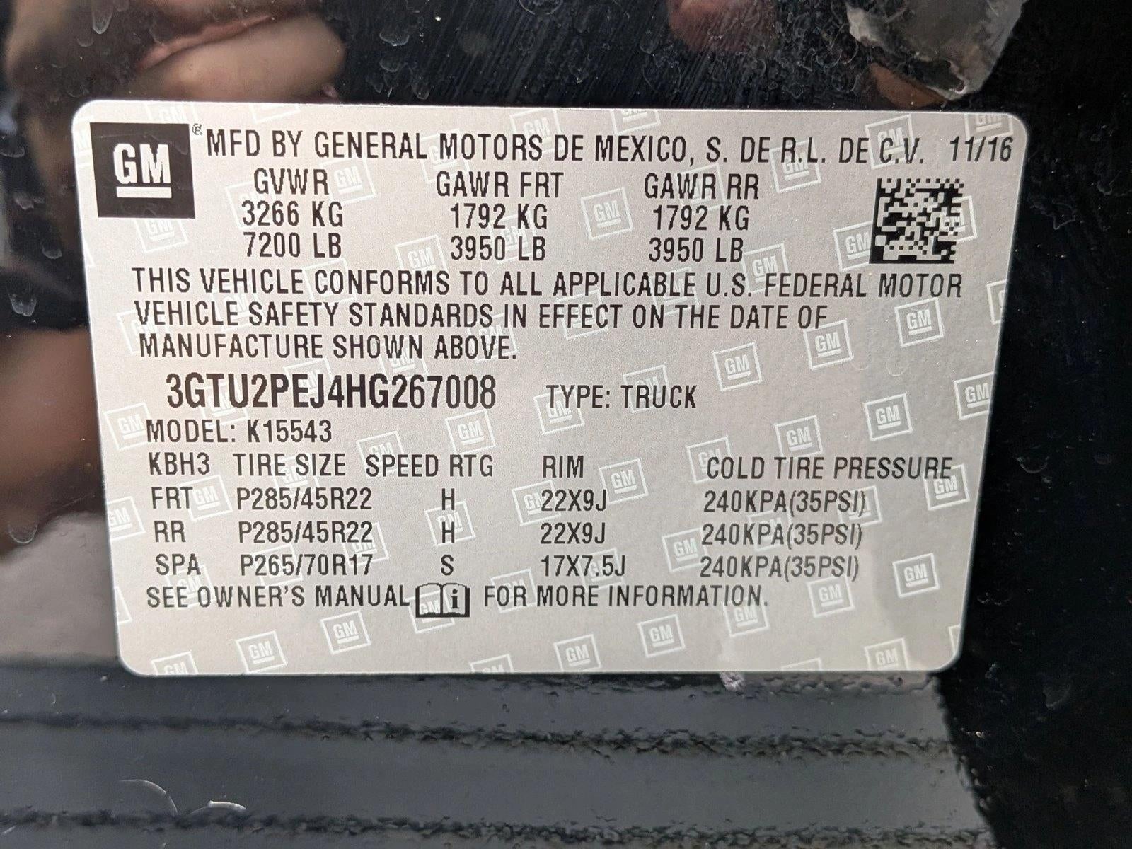 2017 GMC Sierra 1500 Crew Cab Short Box 4-Wheel Drive Denali