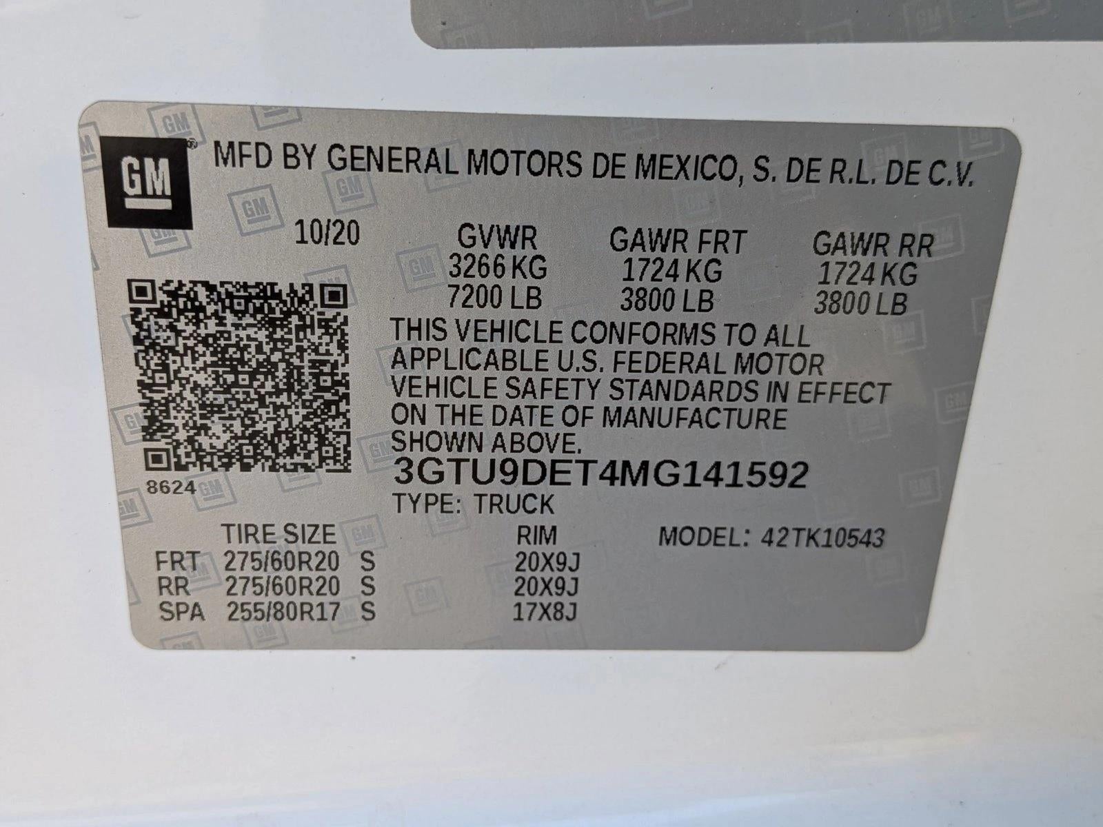 2021 GMC Sierra 1500 Crew Cab Short Box 4-Wheel Drive SLT