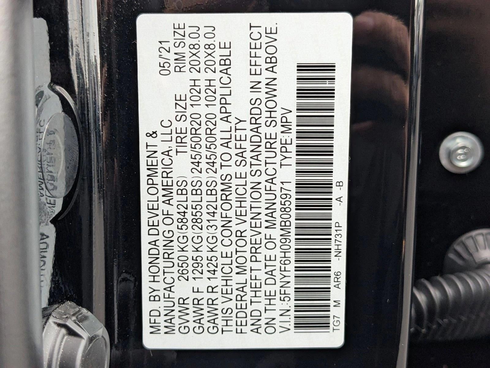 2021 Honda Pilot Elite AWD