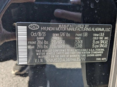 2023 Hyundai SANTA FE SEL AWD