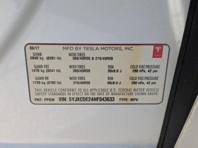 2017 Tesla Model X 75D AWD