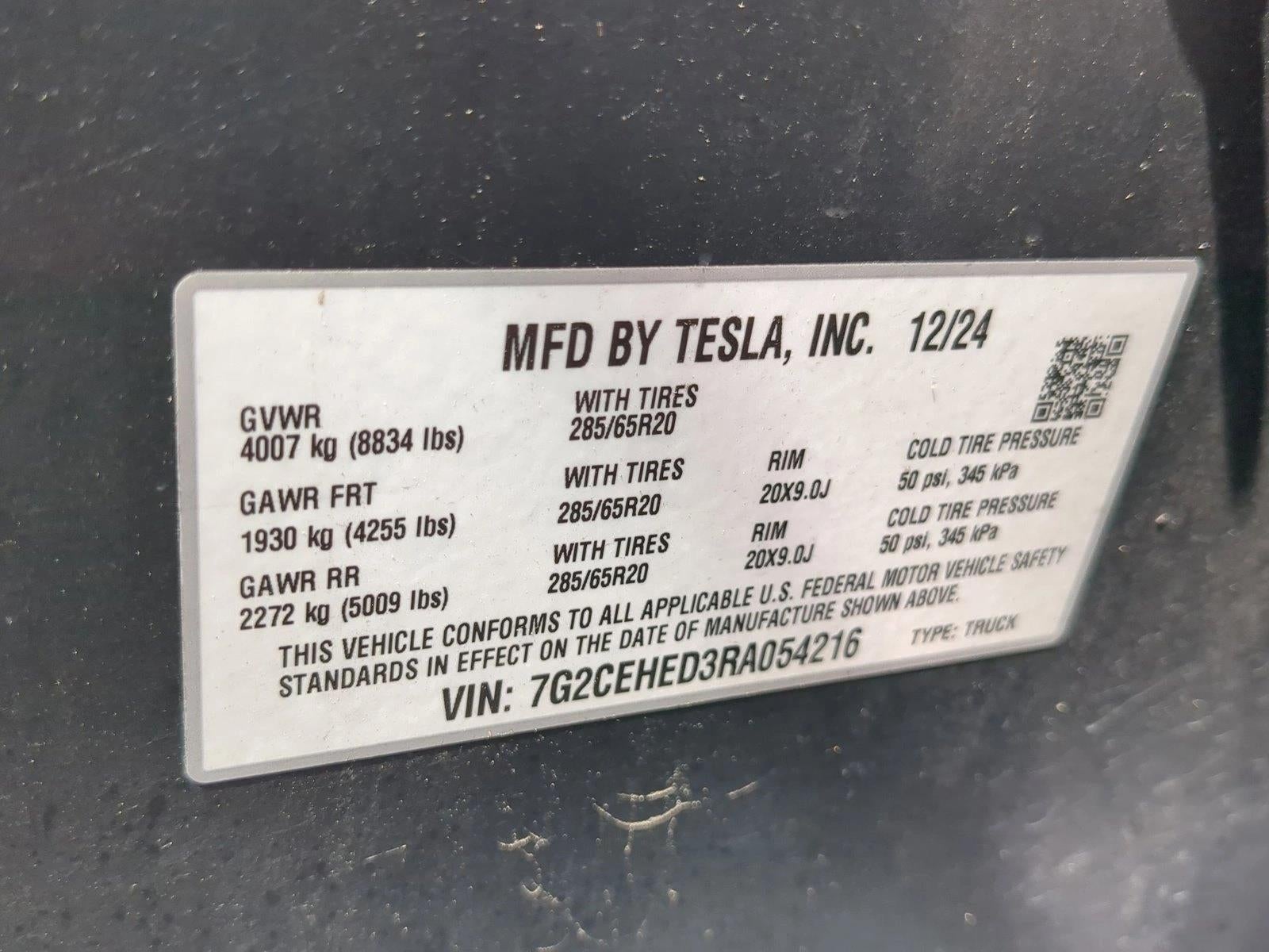 2024 Tesla Cybertruck AWD