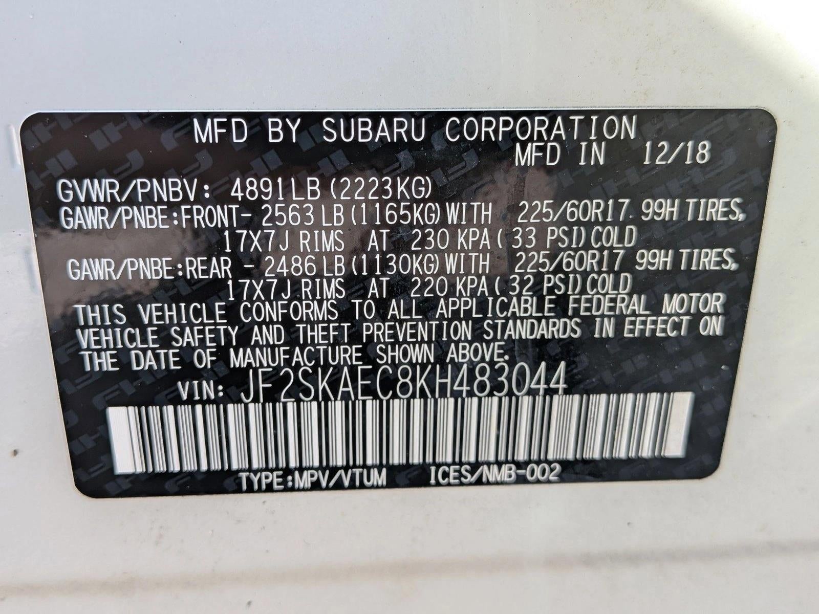 2019 Subaru Forester 2.5i Premium