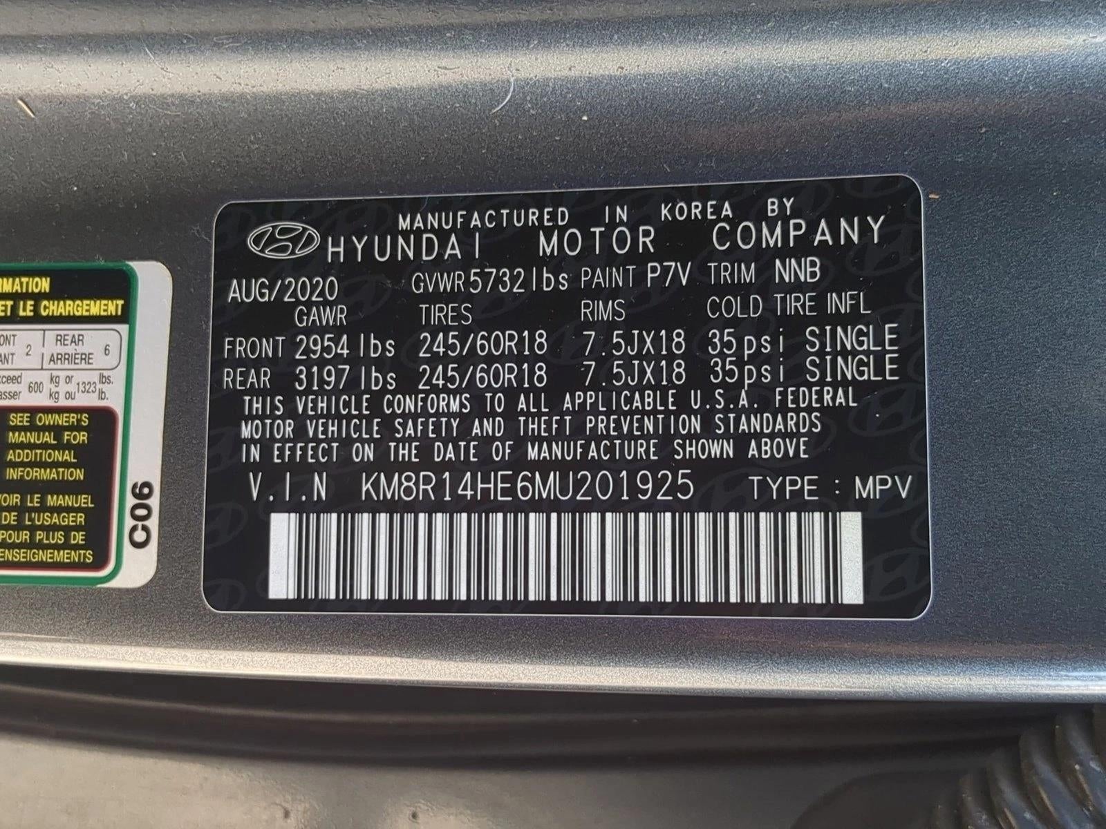 2021 Hyundai PALISADE SE FWD