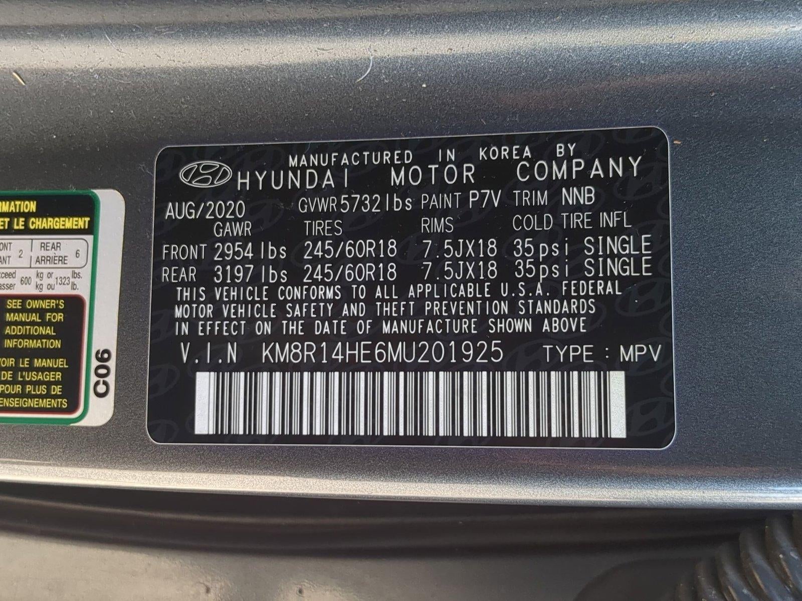 2021 Hyundai PALISADE SE FWD